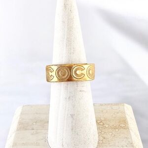 CHANEL Gold COCO Ring
